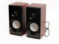 Enceintes Haut Parleur Mega Bass Q530 en Bois