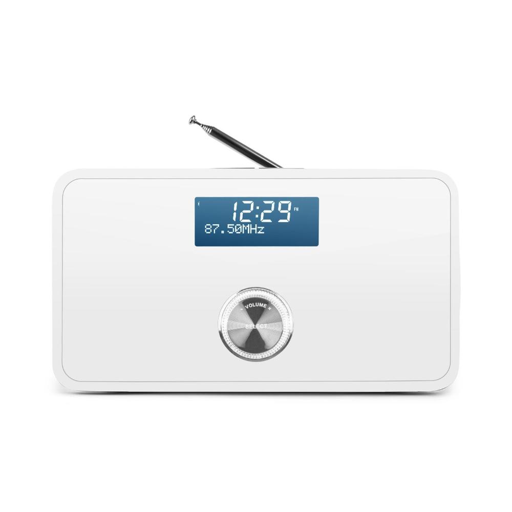 DABStep DAB/DAB+/ Radio Numérique Bluetooth FM RDS Réveil - Blanc