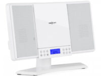 Lecteur CD MP3 OneConcept V14 Mini Chaîne Hi-Fi Stereo Tuner Radio FM AUX - White