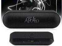 Enceintes Bluetooth Sans Fil Music Apollo Portable Wireless - Black