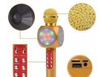 Microphone WS-1816 Bluetooth Sans Fil Hi-Fi à Condensateur Karaoké