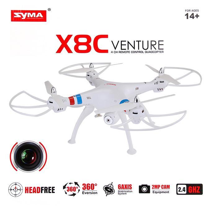 Syma X8C Venture Quadcopter 2MP Caméra HD 6 Axe Gyro 3D
