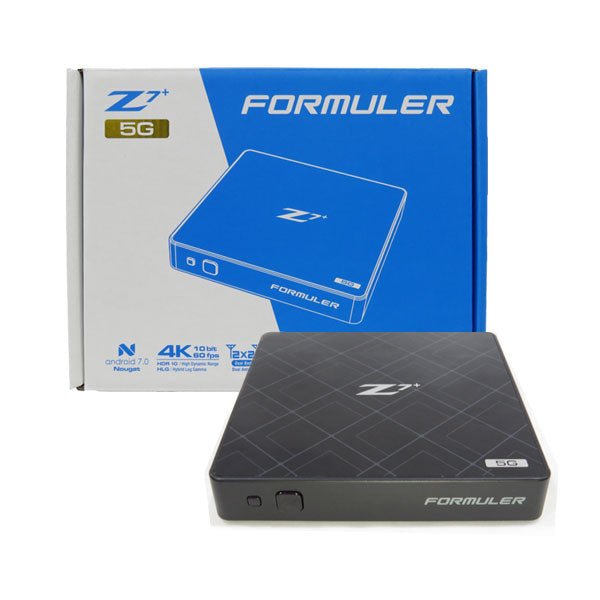 Formuler Z7+ Plus 5G Android 7.0 Quand-Core 2Gb DDR 4K UltraHD 60fps wifi iptv box