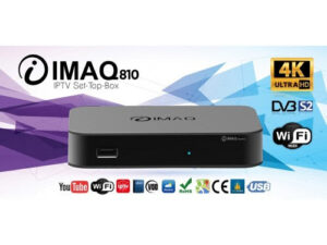 Boitier Décodeur IPTV Box iMaq 810 4K DVB + WIFI internet tv