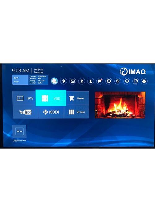 Boitier Décodeur Android IPTV Box iMaq 900 4K + Wi-Fi internet tv