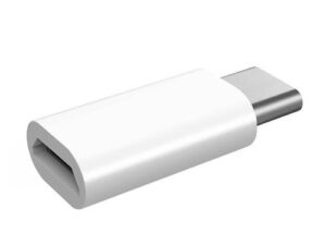 Adaptateur Micro USB vers USB Type-C Blanc