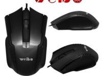Weibo Souris Optique 2.4Ghz FC-207Usb avec Cable