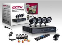 Pack Combo CCTV kit 4-caméras de surveillance enregistreur HD