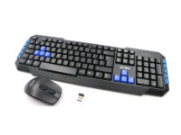 Kit Clavier Multimedia Azerty + Souris Sans Fil Gamer USB PC