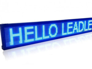 Enseigne Lumineuse en LED Publicitaire -100 x 20Cm (intérieur) Bleu
