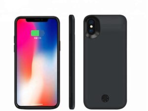 Coque Batterie JLW-X2 5000 mAh pour iPhone X Gris