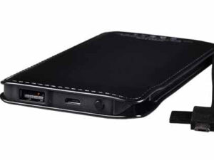 Batterie de Secours PowerBank 8000mAh Ultra-fin Léger 2x USB - Noir