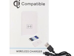 Chargeur Wireless Qi Compatible Sans-Fil Blanc