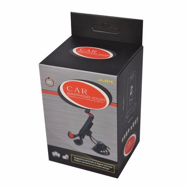 Support Voiture UNIVERSEL JH-4616 Rotatif avec Ventouse pour Smartphone, GPS