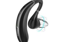 Écouteur Mains Libres Sans Fil Bluetooth (5 minutes de chargement pour 10H de temps de travail)