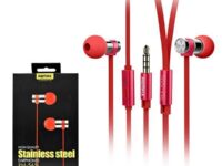 Remax RM-565i Stéréo En Acier Inoxydable Ecouteurs Intra-Auriculaires Avec Micro